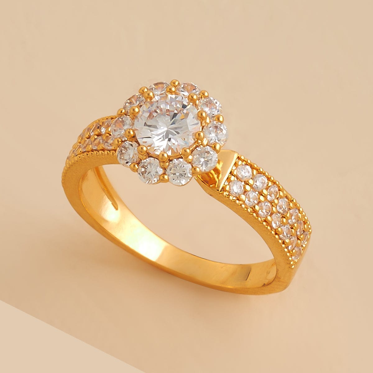 Buy online Gold Metal Finger Ring from fashion jewellery for Women by  Karatcart for ₹1699 at 50% off | 2024 Limeroad.com